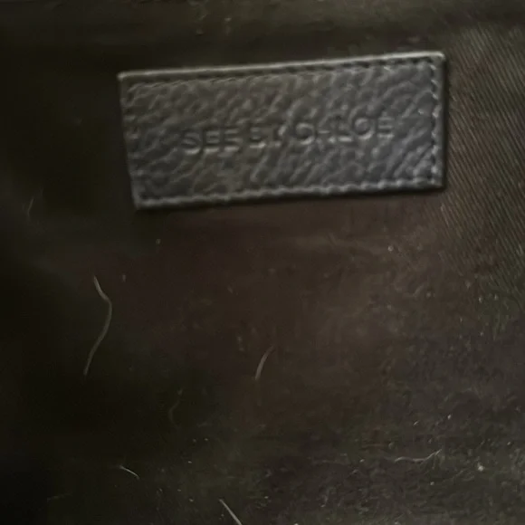 See by Chloe navy handbag. Good condition outside; well worn inside. See photos - Picture 7 of 8